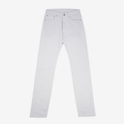 IH-634-WT - 13.5oz Cotton Twill Straight Cut Jeans - White