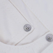 IH-634-WT - 13.5oz Cotton Twill Straight Cut Jeans - White