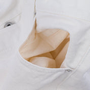IH-634-WT - 13.5oz Cotton Twill Straight Cut Jeans - White