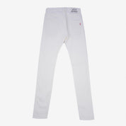 IH-777-WT - 13.5oz Cotton Twill Slim Tapered Cut Jeans - White