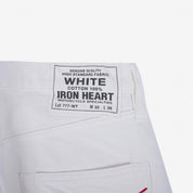 IH-777-WT - 13.5oz Cotton Twill Slim Tapered Cut Jeans - White