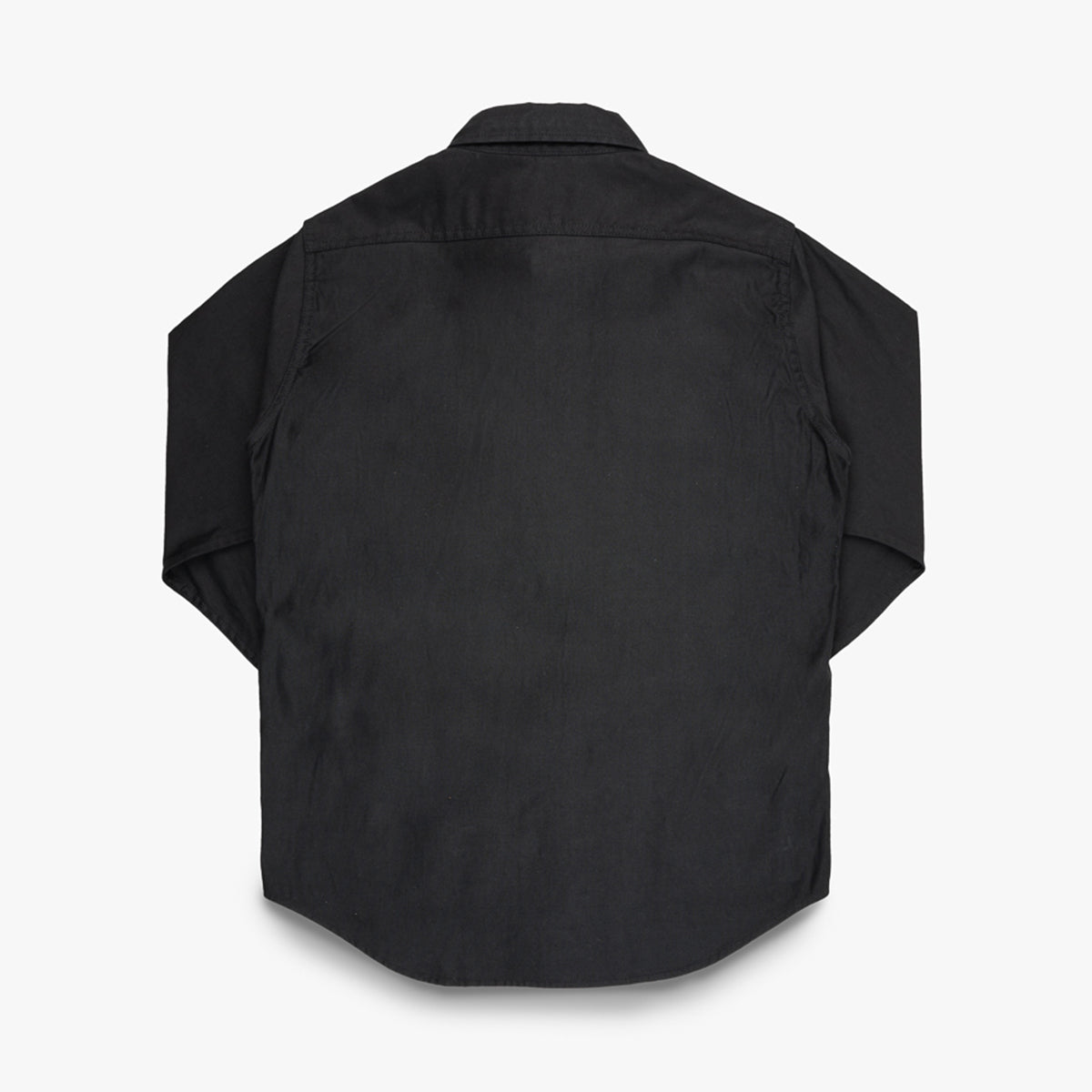 IHSH-425-BLK - 8oz Military Whipcord CPO Shirt - Black