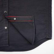 IHSH-426-BLK - 12oz Military Moleskin Western Shirt - Black