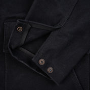 IHJ-150-BLK - 20oz Paraffin Coated Duck Chore Jacket - Black