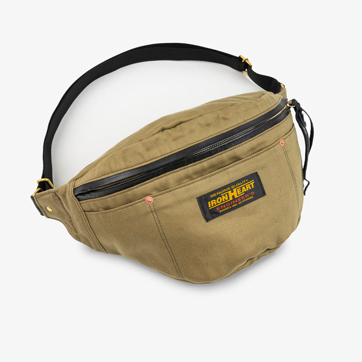 IHE-53-KHA - Whipcord Waist Bag - Khaki