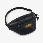 IHE-53-BLK - Whipcord Waist Bag - Black