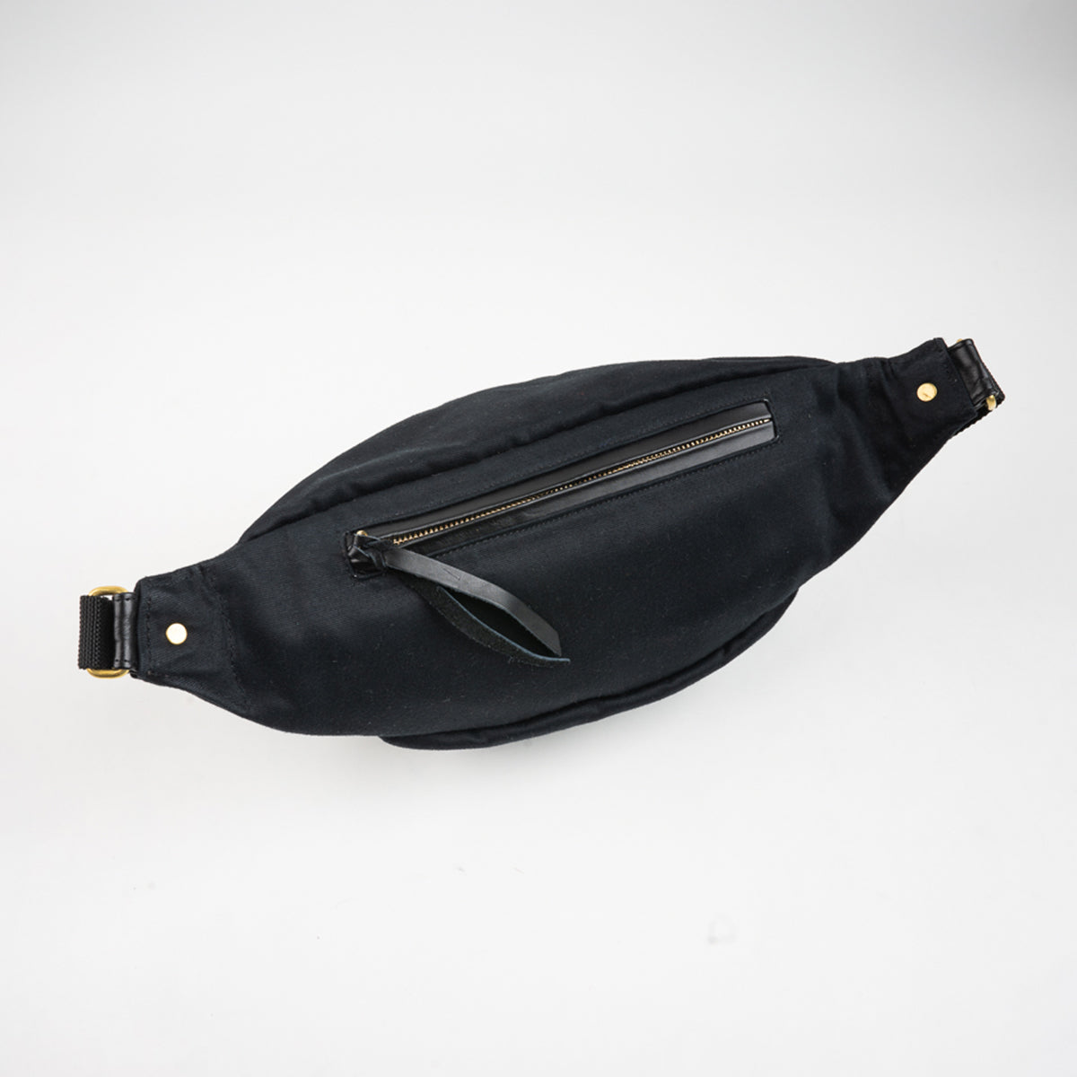 IHE-53-BLK - Whipcord Waist Bag - Black