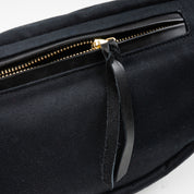 IHE-53-BLK - Whipcord Waist Bag - Black