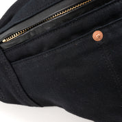 IHE-53-BLK - Whipcord Waist Bag - Black