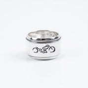 IHSI-05 - Iron Heart 0.925 Sterling Silver Ring