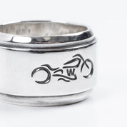 IHSI-05 - Iron Heart 0.925 Sterling Silver Ring
