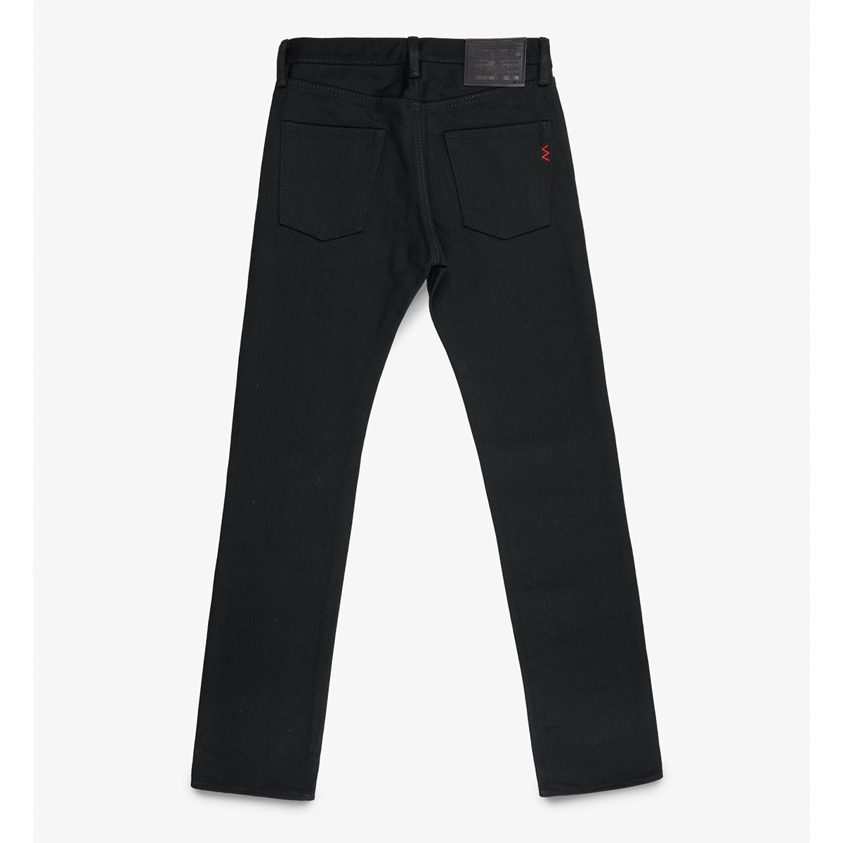 IH-666S-SB - 21oz Selvedge Denim Slim Straight Cut - Superblack Non-Fade