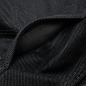 IH-666S-SB - 21oz Selvedge Denim Slim Straight Cut - Superblack Non-Fade