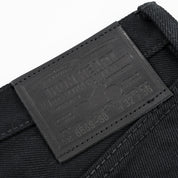IH-666S-SB - 21oz Selvedge Denim Slim Straight Cut - Superblack Non-Fade
