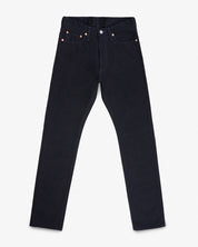 IH-888S-142IB - 14oz Selvedge Denim Medium/High Rise Tapered Jeans - Indigo/Black