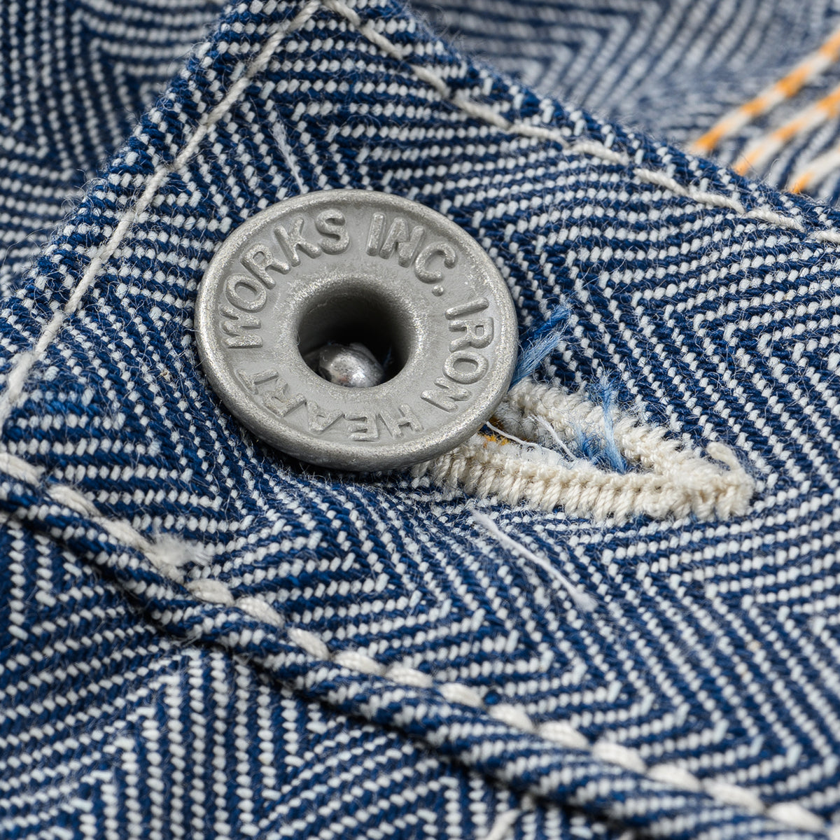 IH-830-IND - 10.5oz Herringbone Painter’s Pants - Indigo