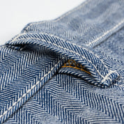 IH-830-IND - 10.5oz Herringbone Painter’s Pants - Indigo
