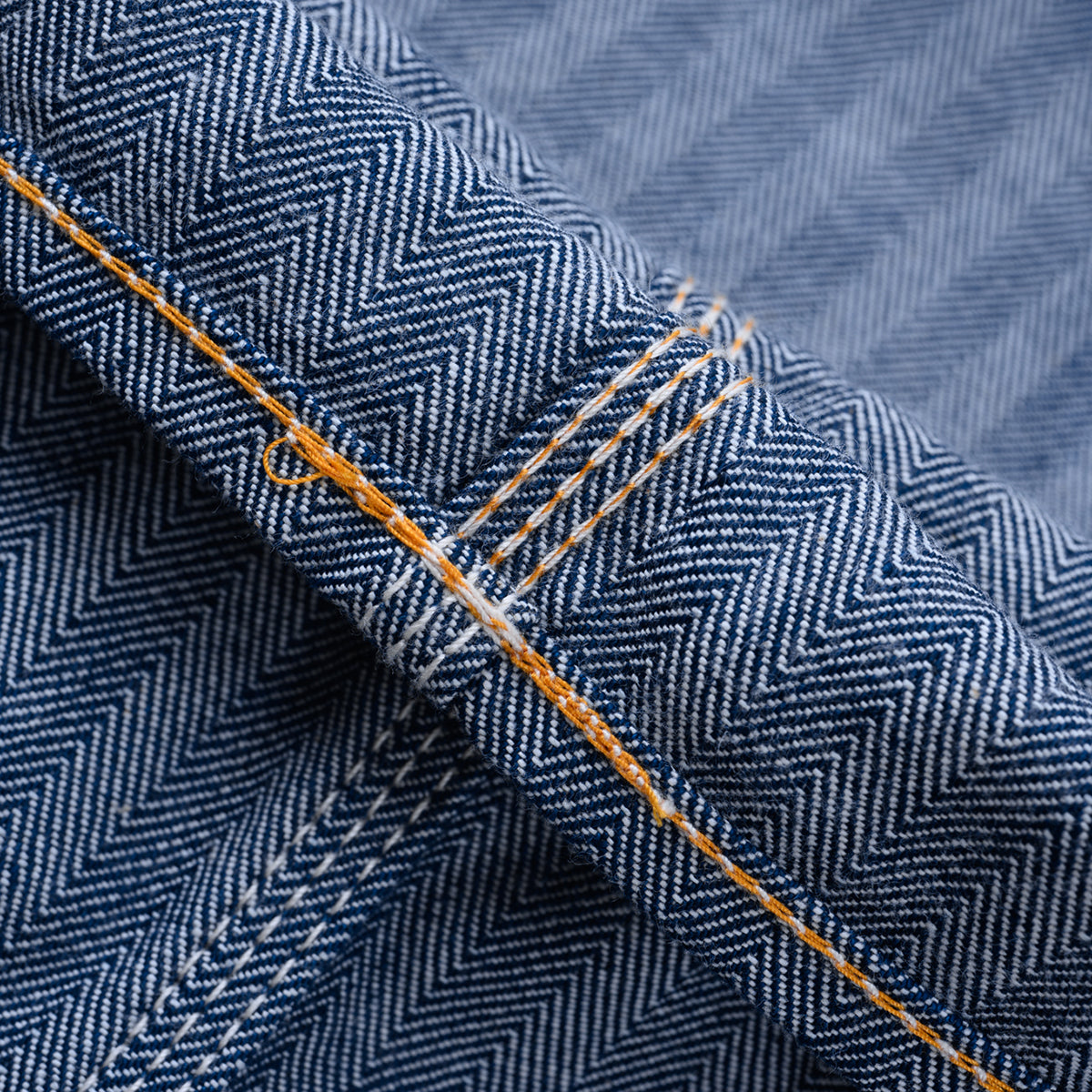 IH-830-IND - 10.5oz Herringbone Painter’s Pants - Indigo