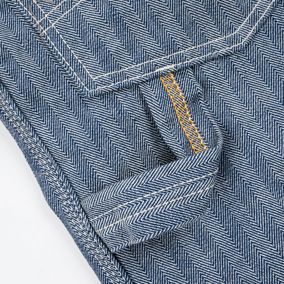 IH-830-IND - 10.5oz Herringbone Painter’s Pants - Indigo