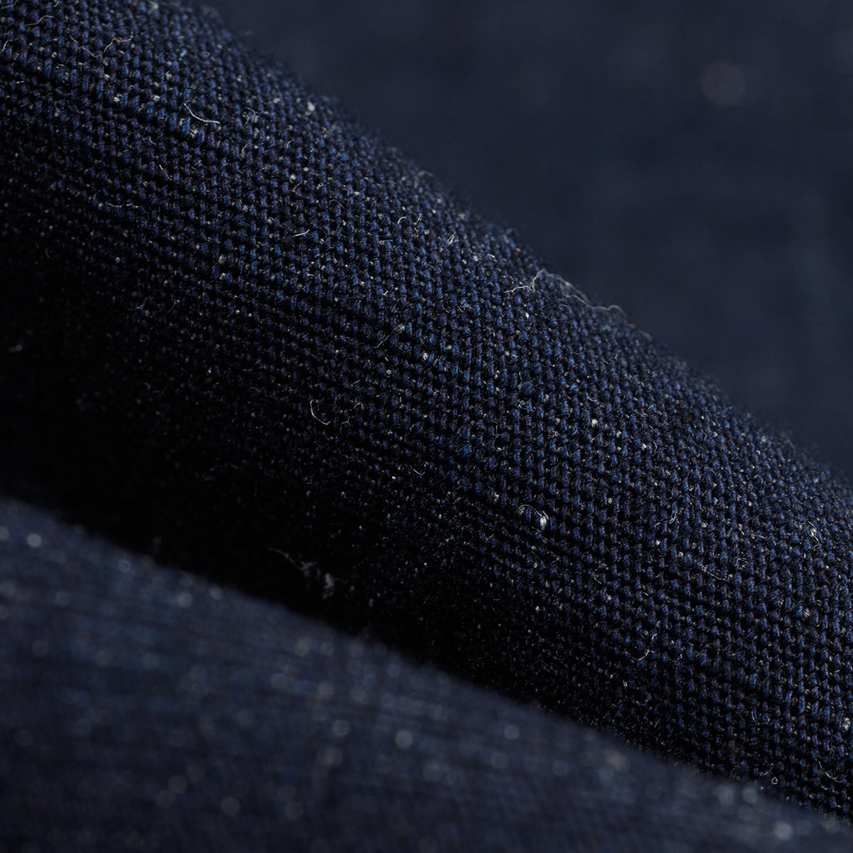 IHSH-444-IND - 7oz Cotton Linen Chambray Western Shirt - Indigo