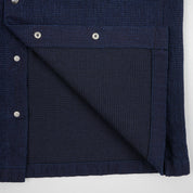 IHSH-445-IND - 10oz Dobby Cloth Short Sleeve Mechanic Shirt - Indigo