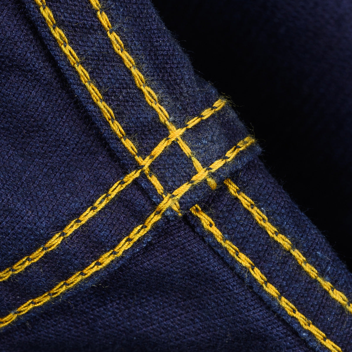 IHSH-438-IND - 7.5oz Selvedge Corduroy Western Shirt - Indigo