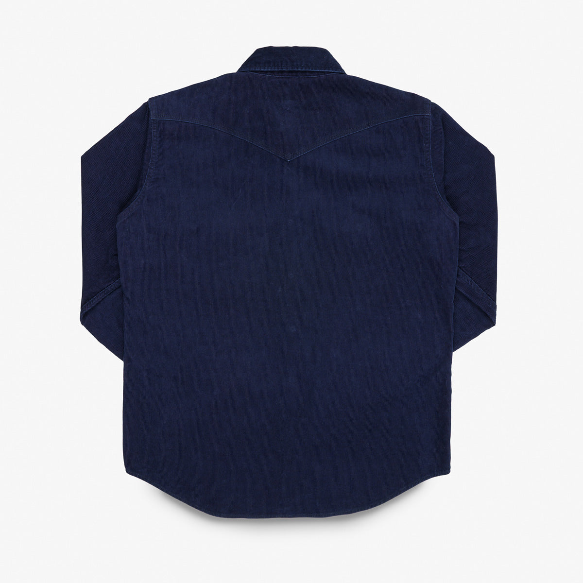 IHSH-438-IND - 7.5oz Selvedge Corduroy Western Shirt - Indigo