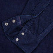 IHSH-438-IND - 7.5oz Selvedge Corduroy Western Shirt - Indigo