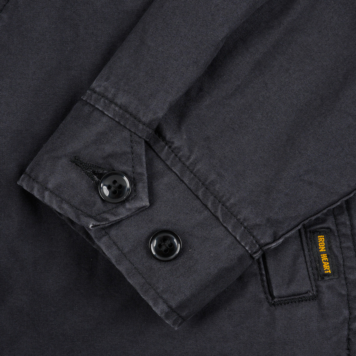 IHJ-165-BLK - 6.2oz Serge Drizzler Jacket - Black