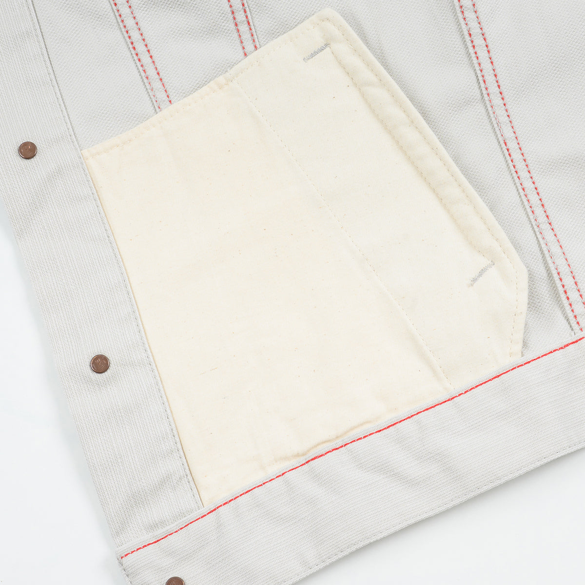 IHJ-162-GRY - 11oz Piqué Modified Type III Jacket - Light Grey