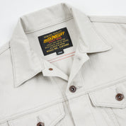 IHJ-162-GRY - 11oz Piqué Modified Type III Jacket - Light Grey