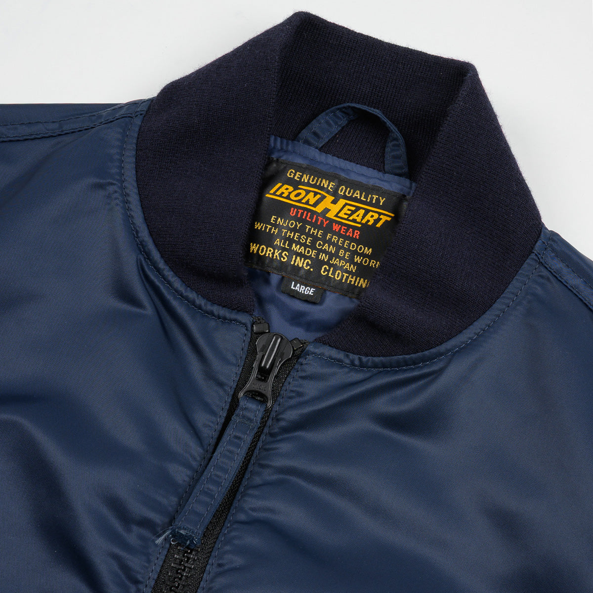 IHM-50-NAV - 4.8oz Nylon Type L-2B Jacket - Navy