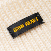 IHG-080-WHT - Wool Ribbed Beanie - White