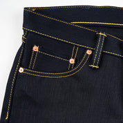 IH-634-XHSIB - 25oz Selvedge Denim Straight Cut Jeans - Indigo/Black