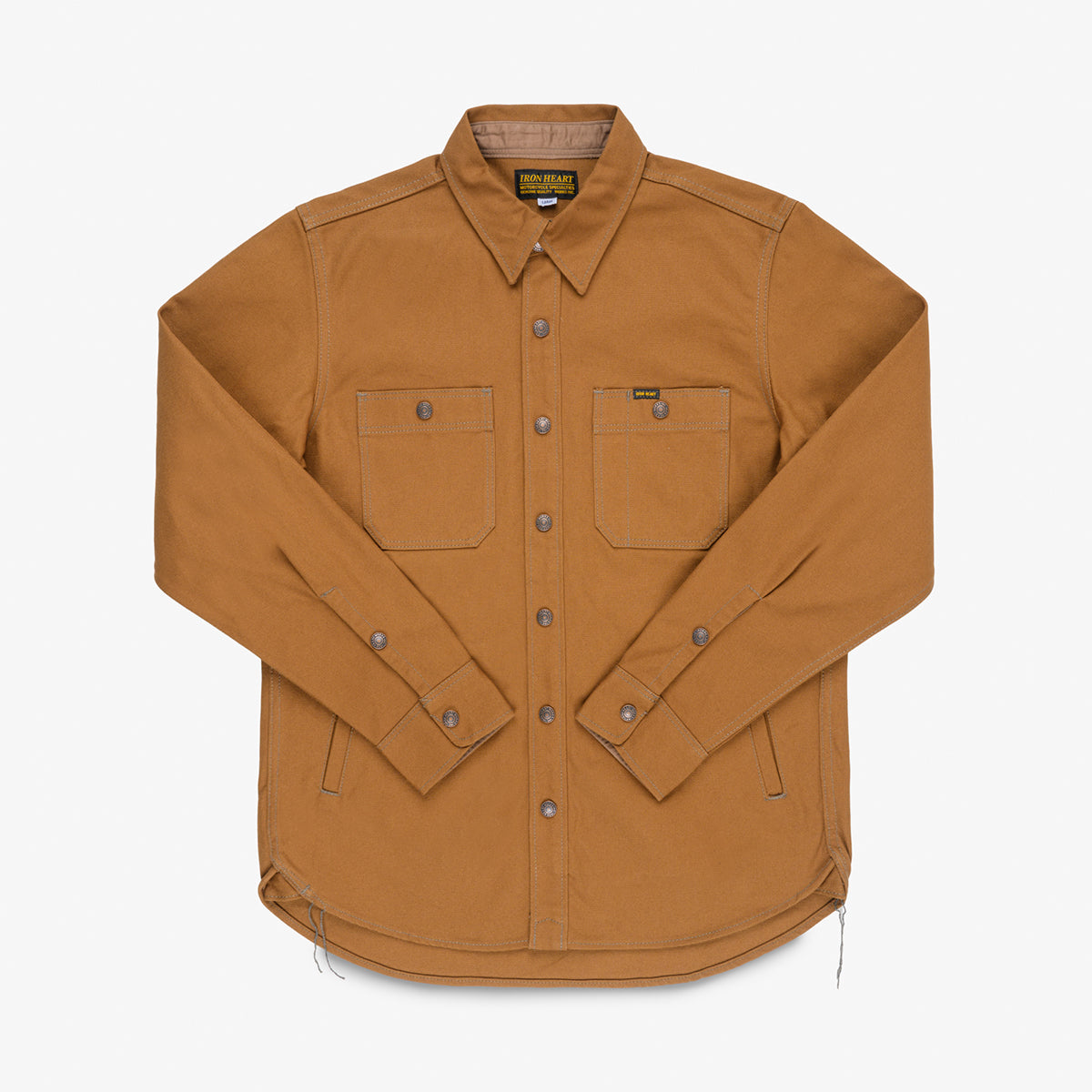 IHSH-189-BRN - 17oz Duck Work Shirt Style CPO - Brown