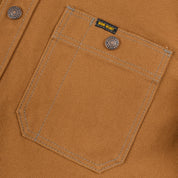 IHSH-189-BRN - 17oz Duck Work Shirt Style CPO - Brown
