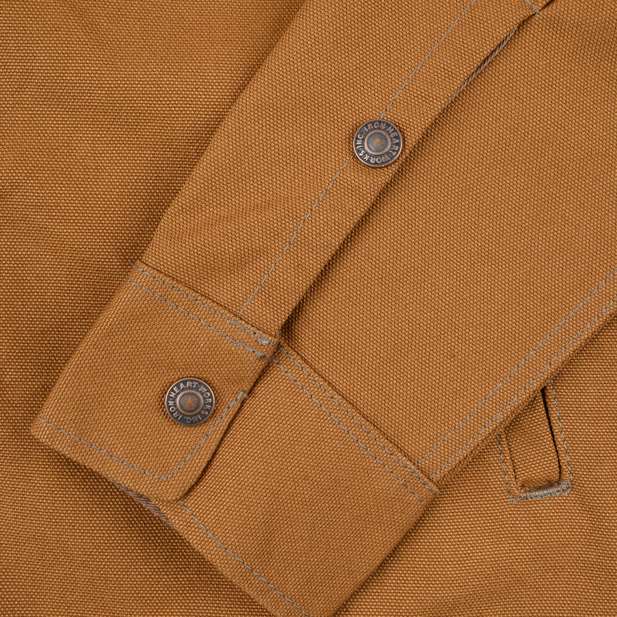 IHSH-189-BRN - 17oz Duck Work Shirt Style CPO - Brown