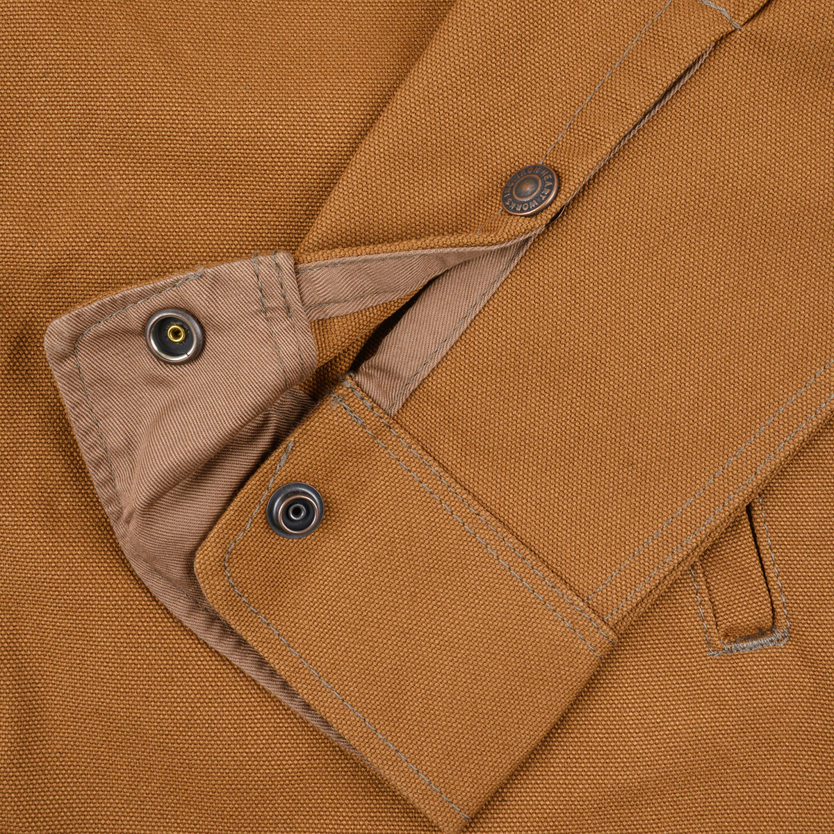 IHSH-189-BRN - 17oz Duck Work Shirt Style CPO - Brown