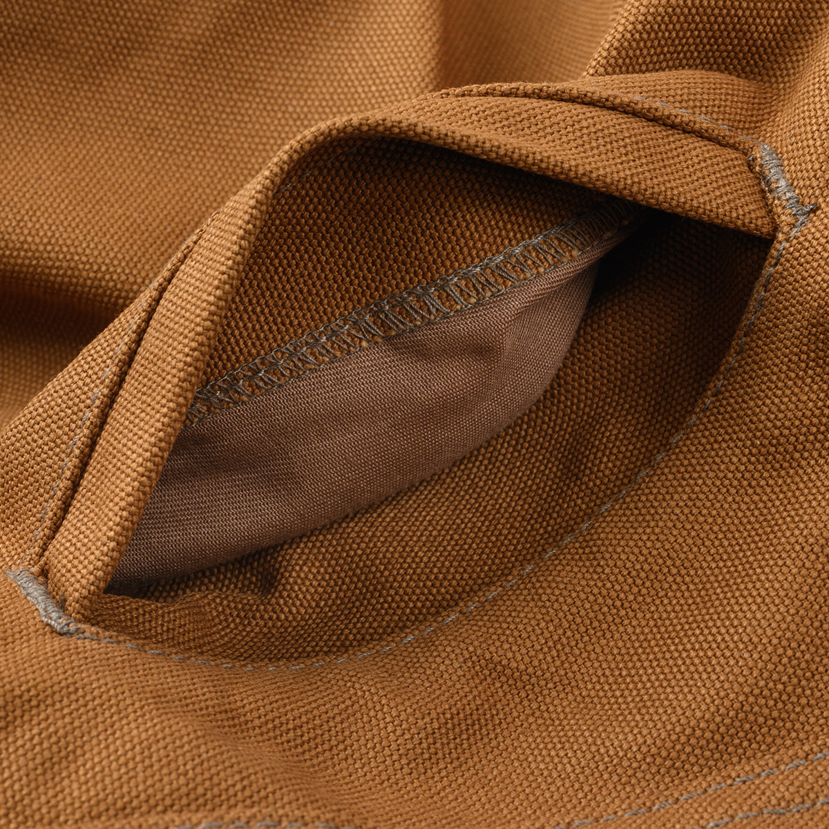 IHSH-189-BRN - 17oz Duck Work Shirt Style CPO - Brown