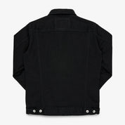 IHJ-86-BLK - 14oz Selvedge Denim Modified Type III Jacket - Black/Black