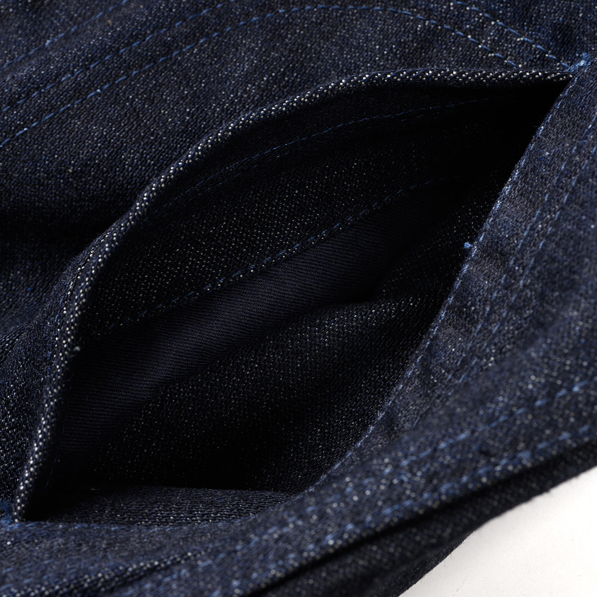 IHJ-122-IND - 14oz Broken Twill Selvedge Denim Work Jacket - Indigo