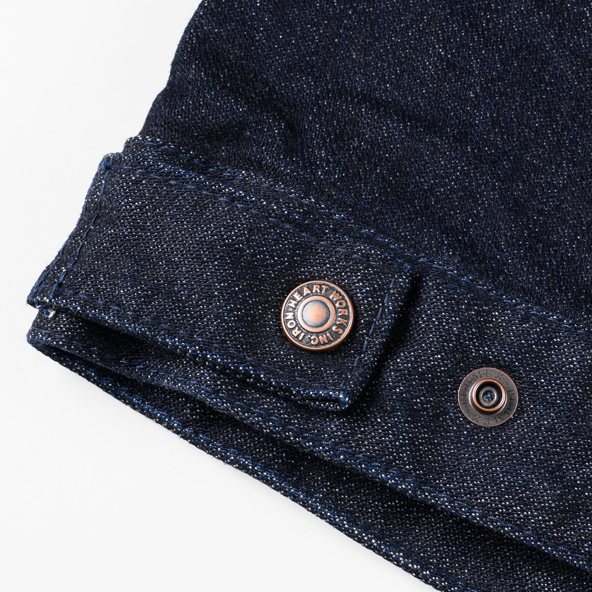 IHJ-122-IND - 14oz Broken Twill Selvedge Denim Work Jacket - Indigo