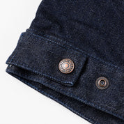 IHJ-122-IND - 14oz Broken Twill Selvedge Denim Work Jacket - Indigo