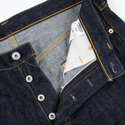 IH-684S-16-GER - Iron Heart Germany 16oz Vintage Selvedge Denim Relaxed Cut Jeans - Indigo