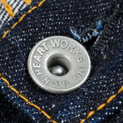 IH-684S-16-GER - Iron Heart Germany 16oz Vintage Selvedge Denim Relaxed Cut Jeans - Indigo