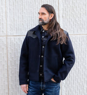 SB-RA-WO-NAV - Simmons Bilt Wool Ranch Jacket - Navy