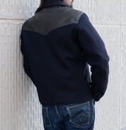 SB-RA-WO-NAV - Simmons Bilt Wool Ranch Jacket - Navy