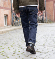 IH-634S-18 - 18oz Vintage Selvedge Denim Straight Cut Jeans - Indigo