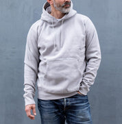IHSW-49-GRY - 14oz Ultra Heavyweight Loopwheel Cotton Hoodie - Grey