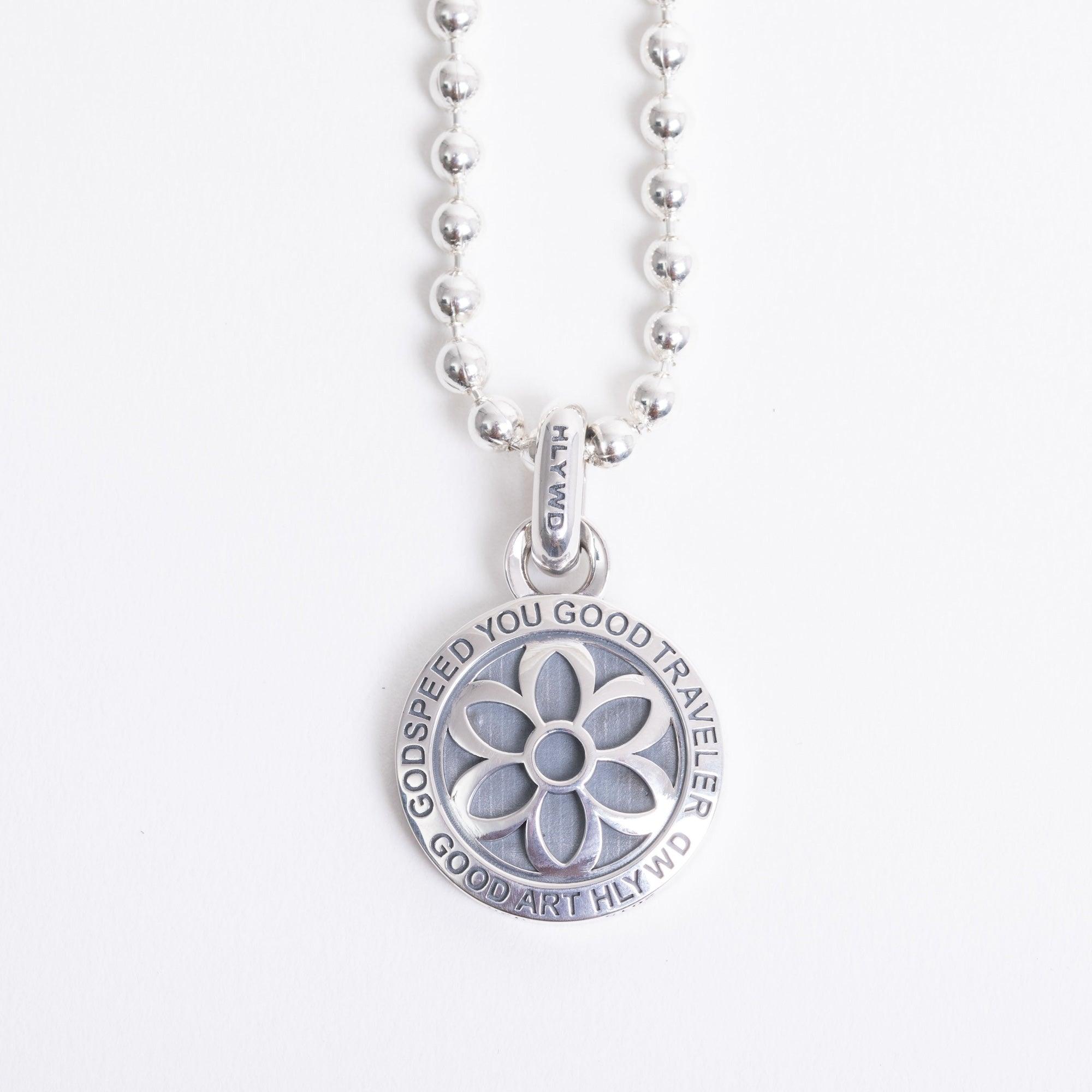 GA-ST-CHRISTOPHER-A - GOOD ART HLYWD Saint Christopher Pendant A- Sterling Silver